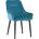 Стул Stool Group Диана велюр бирюзовый, металлический каркас 