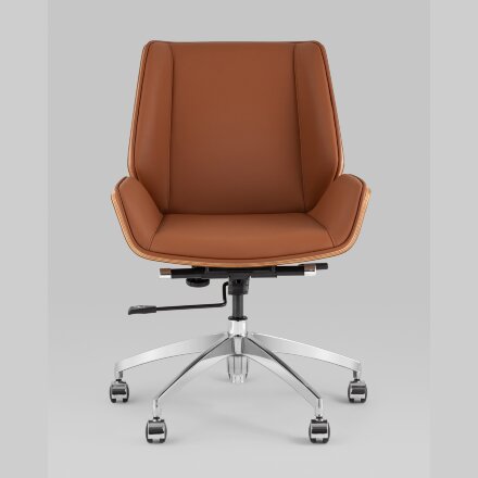Кресло офисное TopChairs Crown SN коричневый 