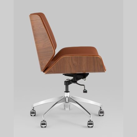 Кресло офисное TopChairs Crown SN коричневый 