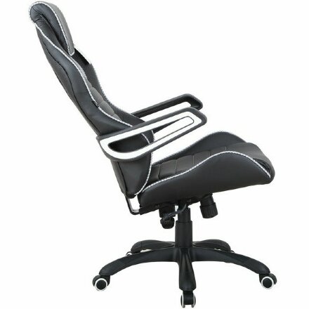 Кресло компьютерное BRABIX &quot;Techno Pro GM-003&quot;, экокожа, черное/серое, вставки серые, 531814 Серый